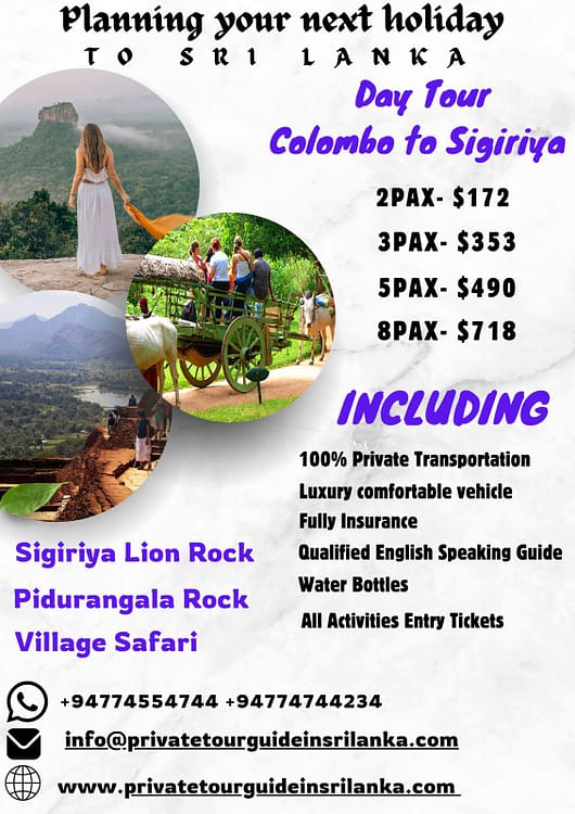 Sri Lanka cultural triangle tour featuring Sigiriya, Dambulla, and Polonnaruwa with private guide